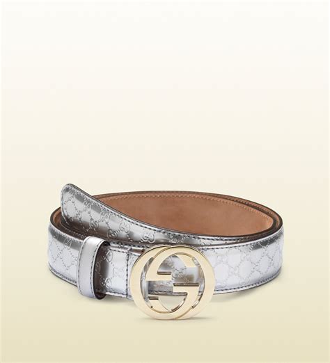 gucci silver belt women|Gucci belt women small.